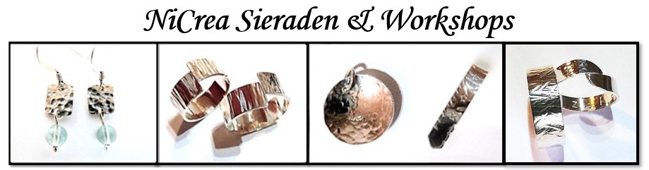 Workshop zilver ring maken structuur - www.NiCrea.nl